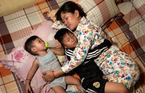 The many faces of a Cambodian entertainment worker